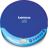 Lenco CD-011BU Discman - Draagbare CD Speler met Oordopjes - Blauw •