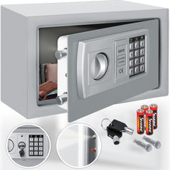 KESSER® Elektronische Kluis met cijferslot - 31x20x20cm - Zilver
