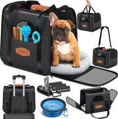 LOVPET® Hondenbench - Hondenbox - Transportbox 44x31x36cm - Antraciet •