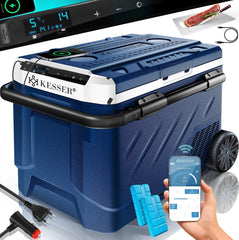 Compressor Koelbox elektrisch - Coolbox - Frigobox - 61L - Blauw