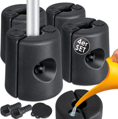 KESSER® Gewichten voor Partytent en Paviljoen - Set van 4 - Zwart