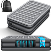 Luchtbed - 1 Persoons - Luchtmatras met pomp - Opblaasbed - Antraciet - KESSER®