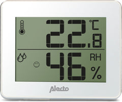 Alecto WS-55 - Thermometer & hygrometer voor binnen - Wit •