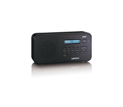 Lenco PDR-015BK - Draagbare DAB Radio met FM en DAB+ ontvangst - LCD-scherm en Koptelefoon aansluiting - Zwart •
