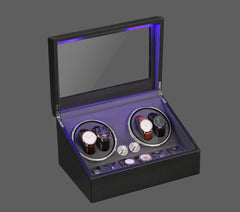 Watchwinder - Horloge doos - Horloge winder - Zwart - Olvy