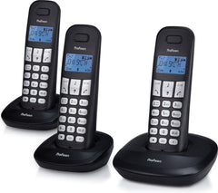 Huistelefoon senioren - Senioren telefoon - Vaste lijn - Zwart - Profoon PDX-1130 •