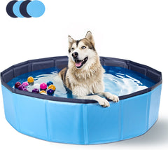 Nobleza Zwembad Hond - Ø160cm - Dierenzwembad - Blauw