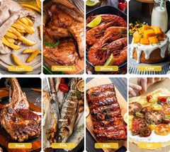 Airfryer - heteluchtfriteuse - 4.2L - 1400W - Zwart •