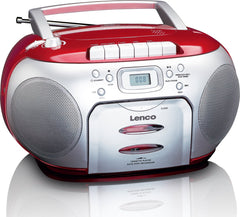 Lenco SCD-410RD - Radio Cassette - CD-speler