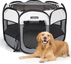 Puppyren - Hondenren- Dierenren - 125x125x58 cm - Nobleza •