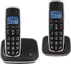 Profoon PDX-2728 Big Button DECT Telefoon, 2 stuks - groot verlicht display en groot toetsenbord •