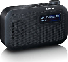 Radio op Batterijen - Draagbare Radio - FM / DAB Radio - Zwart - PDR-016BK - Lenco