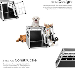 Autobench - Hondenbench - Hondentransportbench - 54x69x50 cm - Tectake®