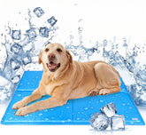 Nobleza Koelmat voor honden en katten - 70x110cm - Blauw •