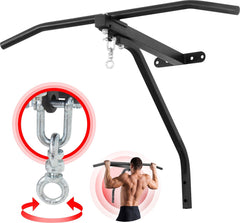 Physionics - Pull -up balk met bokszakbevestiging - wandbevestiging - 2 in 1 - maximale belasting 100 kg - spierversterking - fitnessapparatuur - boksen