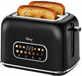 Broodrooster - Toaster - 2 sleuven - 900W - Zwart - Olvy