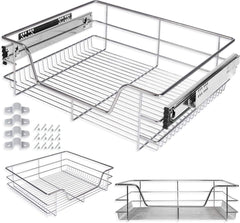 KESSER® Keukenlade - Telescopische lade - 60cm - Zilver