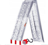 MASKO Verharde oprijplaat - 340kg laadvermogen - Opvouwbaar - Zilver