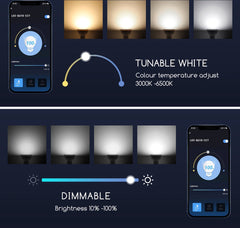 GU10 LED lamp - Dimbaar - Smart lamp - 7W - 5 stuks - Aigostar