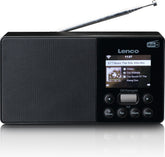 Lenco PIR-510BK - Internet, DAB+ FM draagbare Radio - Zwart •