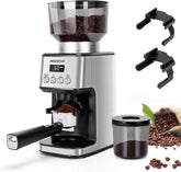 Koffiemolen elektrisch - Koffiemaler - 180W - Zilver - Aigostar