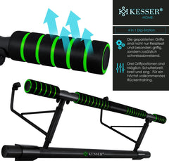 KESSER® Pull up bar - Optrekstang - Zonder schroeven - Groen