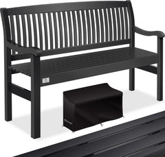 KESSER® Tuinbank weerbestendig - Tweepersoons - Donkergrijs •