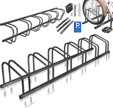 Fietsenrek- 4 fietsen - 30-65 mm bandbreedte - Zwart - KESSER®