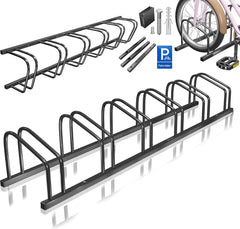 Fietsenrek- 4 fietsen - 30-65 mm bandbreedte - Zwart - KESSER®