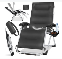 KESSER® ligstoel, opvouwbare tuinligstoel, extra breed & weerbestendig