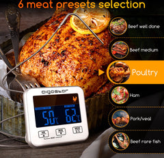 Aigostar 2-in-1 Thermometer - 0-250 Celcius - Wit