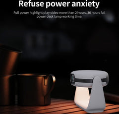 Beamer - Projector - 8000 Lumen - 1080P Full HD - Grijs - Lumenix®