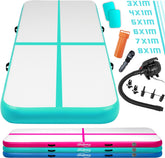 Airtrack - Turnmat - Fitnessmat - 4M - Mintgroen - Jago