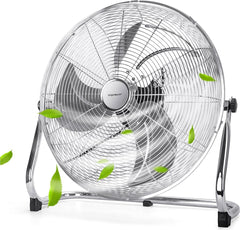 Vloerventilator - 51 cm - Industriele ventilator - Zilver - Aigostar