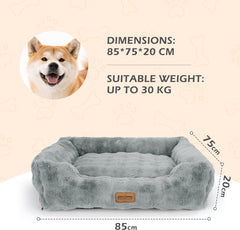 Nobleza Hondenmand - Hondenbed - 85x75x20 cm - L - Grijs