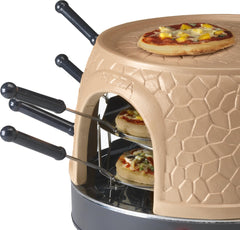 Trebs PizzaGusto 99392 - Pizza Oven voor 8 personen - Inclusief 8 spatels en pizzavorm •