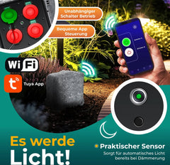 KESSER® Tuinstopcontact - 4 stopcontacten - IP44 waterdicht - Antraciet •