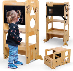 Leertoren - Keukenhulp - Learning Tower - Keukentoren - Olvy Kids •