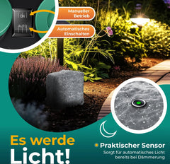 KESSER® Tuinstopcontact - 4 stopcontacten - IP44 waterdicht - Grijs