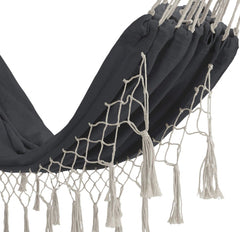 Kesser® Hangmat - Belastbaar tot 300kg - 320x150cm - Antraciet