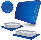 Tillvex Zwembad grondzeil - uv-stabiel - 396x396cm - Blauw