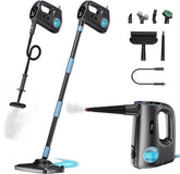 Stoomreiniger - Dweilfunctie - Touchscreen - 125° Stoom – Mop - Tapijtreiniger – Vlekkenreiniger – Zetelreiniger - Handstoomreiniger – 5M Snoer - Olvy •
