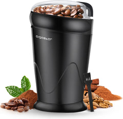 Koffiemolen elektrisch - Koffiemaler - 200W - Zwart - Aigostar •