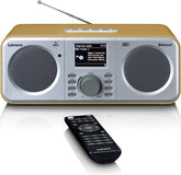 LENCO DIR-141WD - Internetradio met DAB+, Bluetooth® en Spotify Connect, hout •