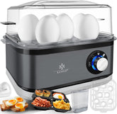 KESSER® Eierkoker - 8 Eieren - 500W - BPA-vrij - Antraciet