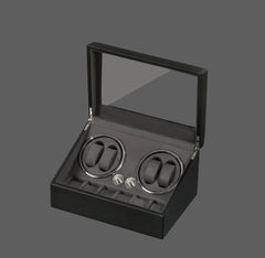 Watchwinder - Horloge doos - Horloge winder - Zwart - Olvy
