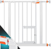 KIDIZ® Traphekje zonder boren - Veiligheidshekje - 74-87cm - Oranje