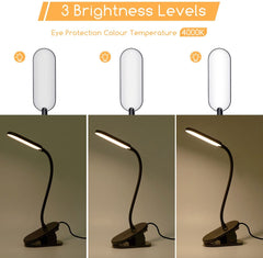 Tafellamp - Bureaulamp - Leeslamp - Zwart - Aigostar