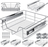 KESSER® Keukenlade - Telescopische lade - 50cm - Zilver
