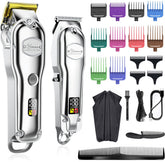 Hatteker Tondeuse voor Mannen – Haartrimmer en Kinderen – Tondeuse Baardtrimmer Professioneel – IPX7 Waterdicht – Draadloos & USB Oplaadbaar